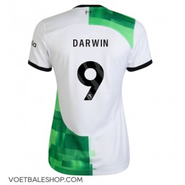 Liverpool Darwin Nunez #9 Uit tenue Dames 2023-24 Korte Mouw