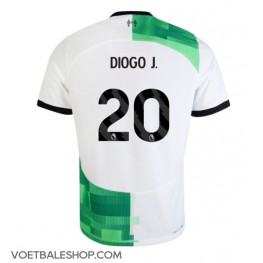 Liverpool Diogo Jota #20 Uit tenue 2023-24 Korte Mouw