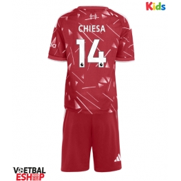 Liverpool Federico Chiesa #14 Thuis tenue Kids 2026-27 Korte Mouw (+ Korte broeken)