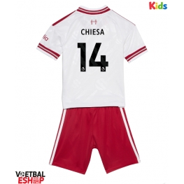 Liverpool Federico Chiesa #14 Uit tenue Kids 2026-27 Korte Mouw (+ Korte broeken)