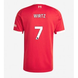 Liverpool Florian Wirtz #7 Thuis tenue 2025-26 Korte Mouw