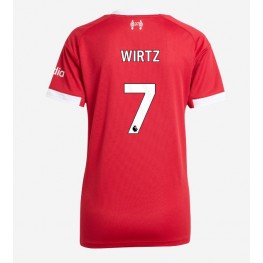Liverpool Florian Wirtz #7 Thuis tenue Dames 2025-26 Korte Mouw