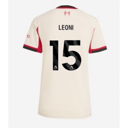 Liverpool Giovanni Leoni #15 Uit tenue Dames 2025-26 Korte Mouw