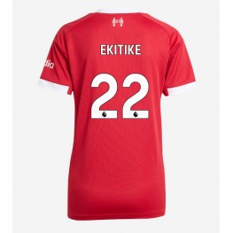 Liverpool Hugo Ekitike #22 Thuis tenue Dames 2025-26 Korte Mouw