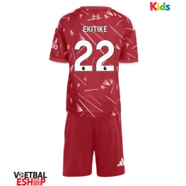 Liverpool Hugo Ekitike #22 Thuis tenue Kids 2026-27 Korte Mouw (+ Korte broeken)