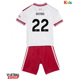 Liverpool Hugo Ekitike #22 Uit tenue Kids 2026-27 Korte Mouw (+ Korte broeken)