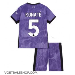 Liverpool Ibrahima Konate #5 Derde tenue Kids 2023-24 Korte Mouw (+ Korte broeken)