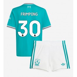 Liverpool Jeremie Frimpong #30 Derde tenue Kids 2025-26 Korte Mouw (+ Korte broeken)