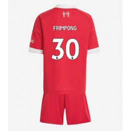 Liverpool Jeremie Frimpong #30 Thuis tenue Kids 2025-26 Korte Mouw (+ Korte broeken)