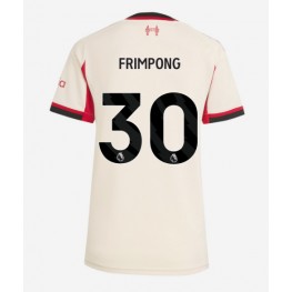 Liverpool Jeremie Frimpong #30 Uit tenue Dames 2025-26 Korte Mouw