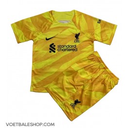 Liverpool Keeper Thuis tenue Kids 2023-24 Korte Mouw (+ Korte broeken)