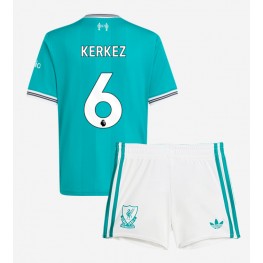 Liverpool Milos Kerkez #6 Derde tenue Kids 2025-26 Korte Mouw (+ Korte broeken)