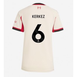 Liverpool Milos Kerkez #6 Uit tenue Dames 2025-26 Korte Mouw