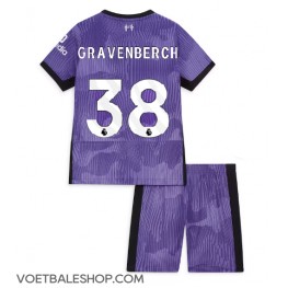 Liverpool Ryan Gravenberch #38 Derde tenue Kids 2023-24 Korte Mouw (+ Korte broeken)
