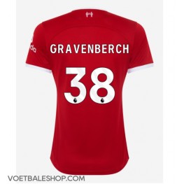 Liverpool Ryan Gravenberch #38 Thuis tenue Dames 2023-24 Korte Mouw