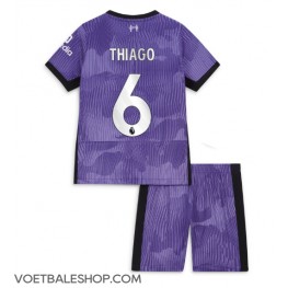 Liverpool Thiago Alcantara #6 Derde tenue Kids 2023-24 Korte Mouw (+ Korte broeken)