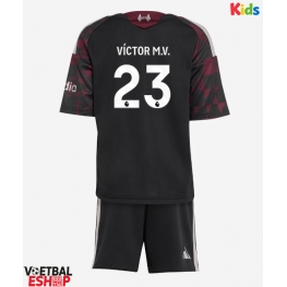Liverpool Victor Munoz #23 Derde tenue Kids 2026-27 Korte Mouw (+ Korte broeken)
