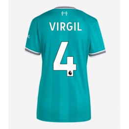 Liverpool Virgil van Dijk #4 Derde tenue Dames 2025-26 Korte Mouw