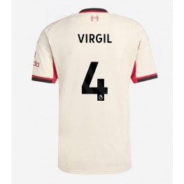 Liverpool Virgil van Dijk #4 Uit tenue 2025-26 Korte Mouw