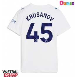 Manchester City Abdukodir Khusanov #45 Derde tenue Dames 2026-27 Korte Mouw