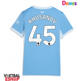 Manchester City Abdukodir Khusanov #45 Thuis tenue Dames 2026-27 Korte Mouw