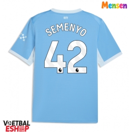 Manchester City Antoine Semenyo #42 Thuis tenue 2026-27 Korte Mouw