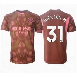 Manchester City Ederson Moraes #31 Keeper Thuis tenue 2024-25 Korte Mouw