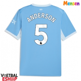 Manchester City Elliot Anderson #5 Thuis tenue 2026-27 Korte Mouw