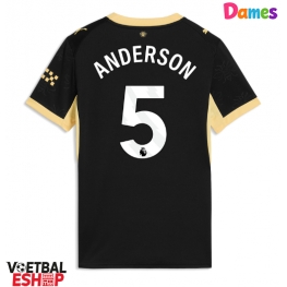 Manchester City Elliot Anderson #5 Uit tenue Dames 2026-27 Korte Mouw