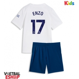Manchester City Enzo Fernandez #17 Derde tenue Kids 2026-27 Korte Mouw (+ Korte broeken)