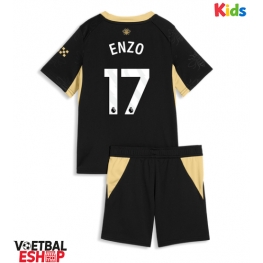 Manchester City Enzo Fernandez #17 Uit tenue Kids 2026-27 Korte Mouw (+ Korte broeken)