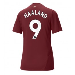 Manchester City Erling Haaland #9 Derde tenue Dames 2024-25 Korte Mouw