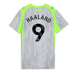 Manchester City Erling Haaland #9 Derde tenue Dames 2025-26 Korte Mouw Manchester City Erling Haaland #9 Derde tenue Dames 2025-26 Korte Mouw