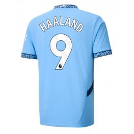 Manchester City Erling Haaland #9 Thuis tenue 2024-25 Korte Mouw