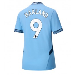 Manchester City Erling Haaland #9 Thuis tenue Dames 2024-25 Korte Mouw