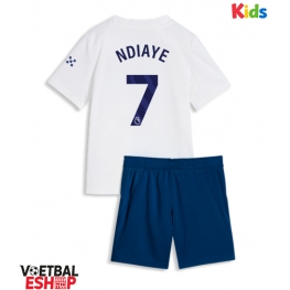 Manchester City Iliman Ndiaye #7 Derde tenue Kids 2026-27 Korte Mouw (+ Korte broeken)