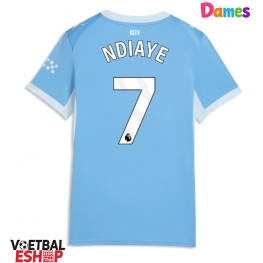 Manchester City Iliman Ndiaye #7 Thuis tenue Dames 2026-27 Korte Mouw