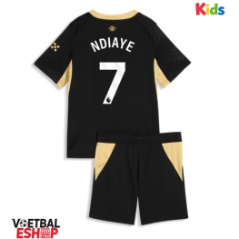 Manchester City Iliman Ndiaye #7 Uit tenue Kids 2026-27 Korte Mouw (+ Korte broeken)