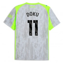 Manchester City Jeremy Doku #11 Derde tenue 2025-26 Korte Mouw