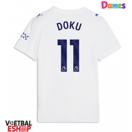 Manchester City Jeremy Doku #11 Derde tenue Dames 2026-27 Korte Mouw