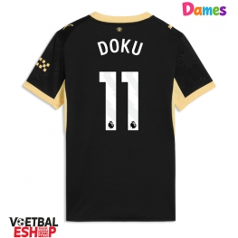 Manchester City Jeremy Doku #11 Uit tenue Dames 2026-27 Korte Mouw