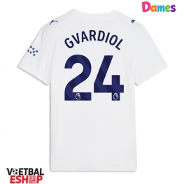 Manchester City Josko Gvardiol #24 Derde tenue Dames 2026-27 Korte Mouw