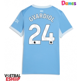 Manchester City Josko Gvardiol #24 Thuis tenue Dames 2026-27 Korte Mouw