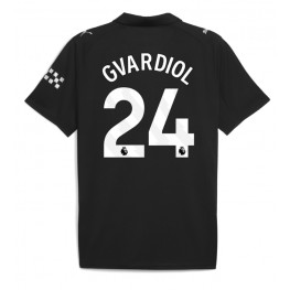 Manchester City Josko Gvardiol #24 Uit tenue 2025-26 Korte Mouw