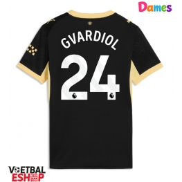 Manchester City Josko Gvardiol #24 Uit tenue Dames 2026-27 Korte Mouw