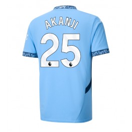 Manchester City Manuel Akanji #25 Thuis tenue 2024-25 Korte Mouw