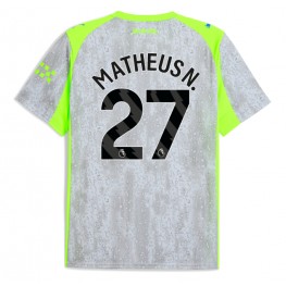 Manchester City Matheus Nunes #27 Derde tenue 2025-26 Korte Mouw