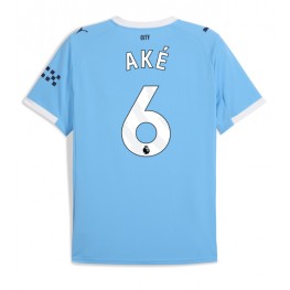 Manchester City Nathan Ake #6 Thuis tenue 2025-26 Korte Mouw