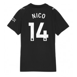 Manchester City Nico Gonzalez #14 Uit tenue Dames 2025-26 Korte Mouw