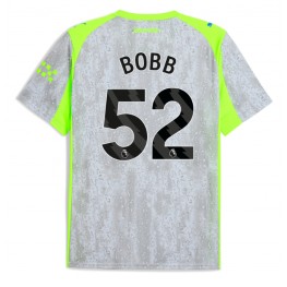 Manchester City Oscar Bobb #52 Derde tenue 2025-26 Korte Mouw
